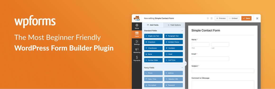 Download WPForms – Easy Form Builder for WordPress – Contact Forms, Payment Forms, Surveys, & More Nulled