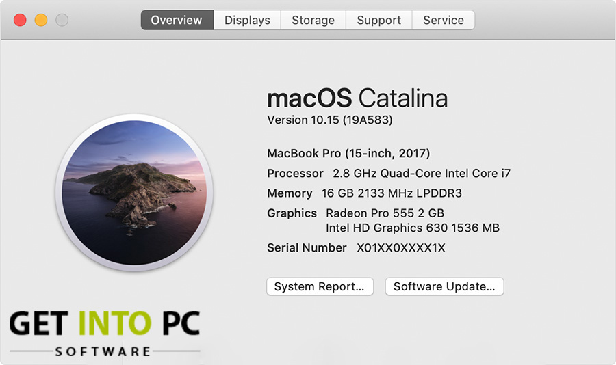 MacOS Catalina 10.15 (19A583) Mac App Store Download