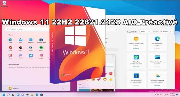 Windows 11 22H2 22621.2428 AIO Preactivated Oct 2023