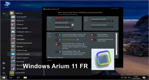 Windows Arium 11.3 FR (Windows 11 Pro 23H2 x64)