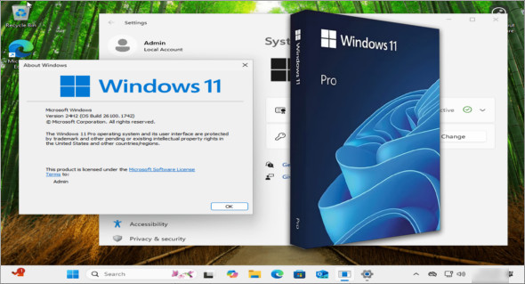 Windows 11 Pro 24H2 Build 26100.1742 Preactivated