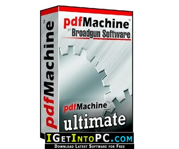 Broadgun pdfMachine Ultimate 20 Free Download